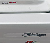 Vanishing Point Challenger badge detail