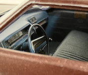 White Lightning 1971 Ford Galaxie interior