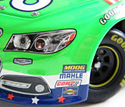 Lionel Danica Patrick #10 GoDaddy Salutes 2013 Chevrolet SS front corner detail