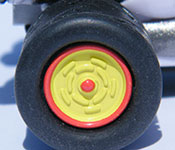 Mario Kart Mario B-Dasher wheel detail
