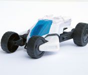 Mattel Max Steel Turbo Racer Chassis Detail
