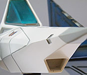 Star Fox Arwing chassis detail