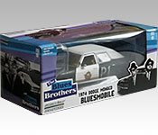 GreenLight Collectibles The Blues Brothers 1974 Dodge Monaco packaging