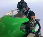 RAMS Vicious Cycle Eco-Raider with Shadow Skull Helmet