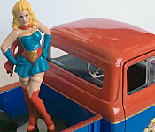 Jada Toys 1956 Ford F-100 Pickup Supergirl figure