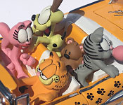 Danbury Mint Garfield Parade Car figures