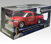 Jada Toys The Fast and the Furious Ford F150 SVT Lightning packaging
