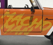 Jada Toys 1973 Ford Bronco door detail