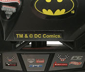 Hot Wheels 2004 Monster Jam Batman sponsor detail