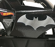 Hot Wheels 2017 Monster Jam Batman sponsor detail