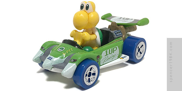  Hot Wheels Mario Kart Luigi Circuit Special 1UP Racer