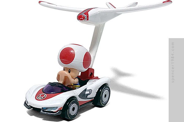 Hot Wheels Mario Kart Toad P-Wing Glider