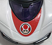 Mario Kart Toad P-Wing Glider front detail