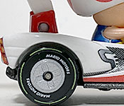 Mario Kart Toad P-Wing Glider wheel detail