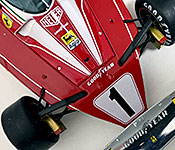 IXO Rush 1976 Ferrari 312 T2 nose detail