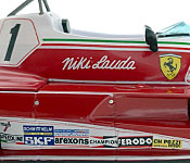 IXO Rush 1976 Ferrari 312 T2 side detail