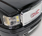 GMC Sierra Denali headlight detail